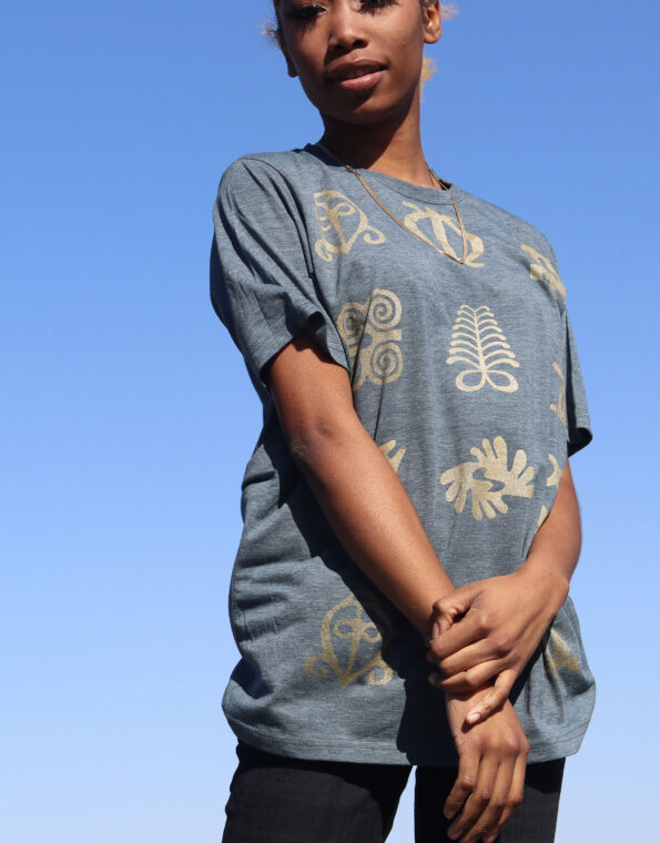 Unisex Adinkra Multi-Symbol Light-Weight T-Shirt